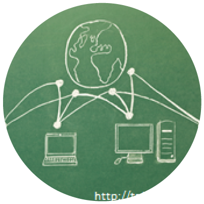 Ilustração de redes de Internet